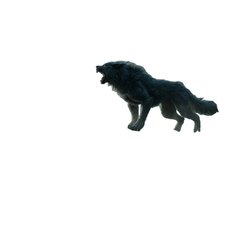Terrifying Werewolf Howl V2 Vinyl Car Decal Sticker – Waterproof & UV-Resistant 3.4133333333333336"