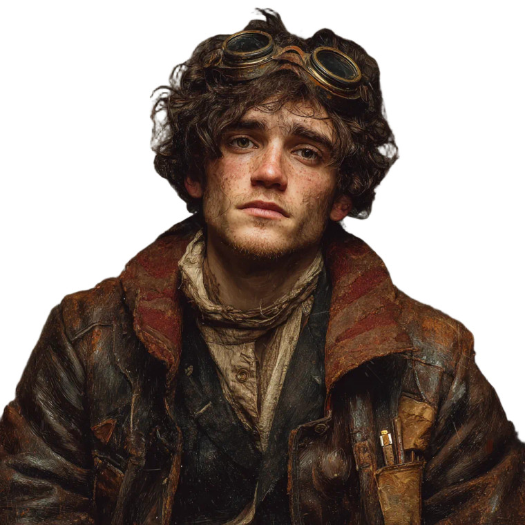 Victorian Tinkerer Vinyl Car Decal Sticker – Waterproof & UV-Resistant 6.826666666666667"