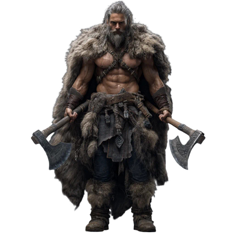 Viking Berserker V3 Vinyl Car Decal Sticker – Waterproof & UV-Resistant 3.4133333333333336"