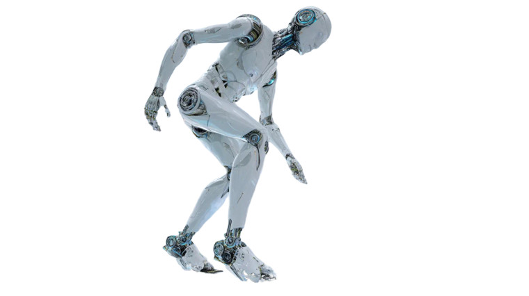 Futuristic Android Holograms Vinyl Car Decal Sticker – Waterproof & UV-Resistant 2.72"