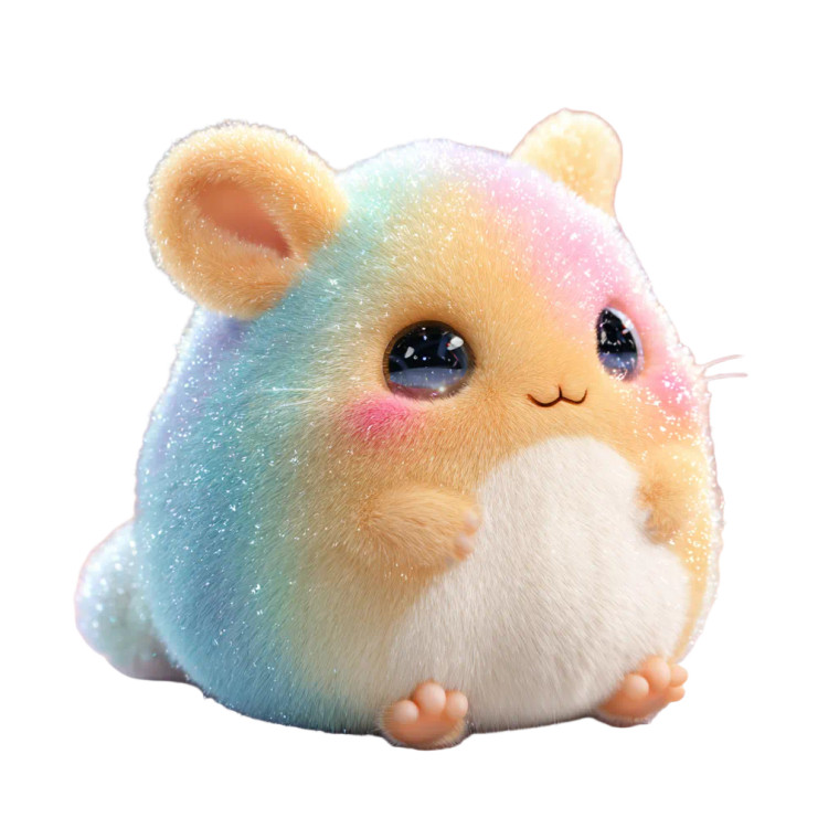 Kawaii Fluffy Mascot Vinyl Car Decal Sticker – Waterproof & UV-Resistant 3.4133333333333336"