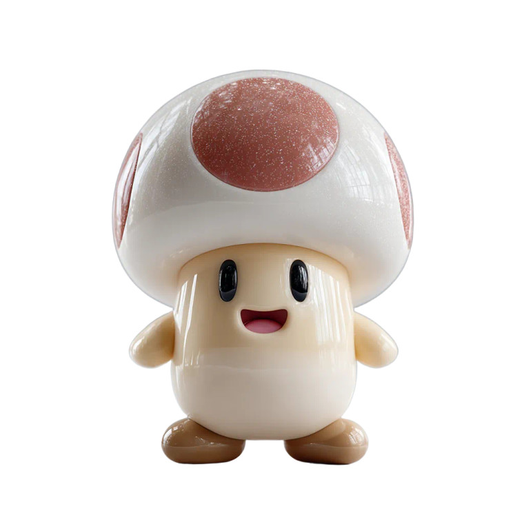 Cute 3D Mushroom Vinyl Car Decal Sticker – Waterproof & UV-Resistant 6.826666666666667"