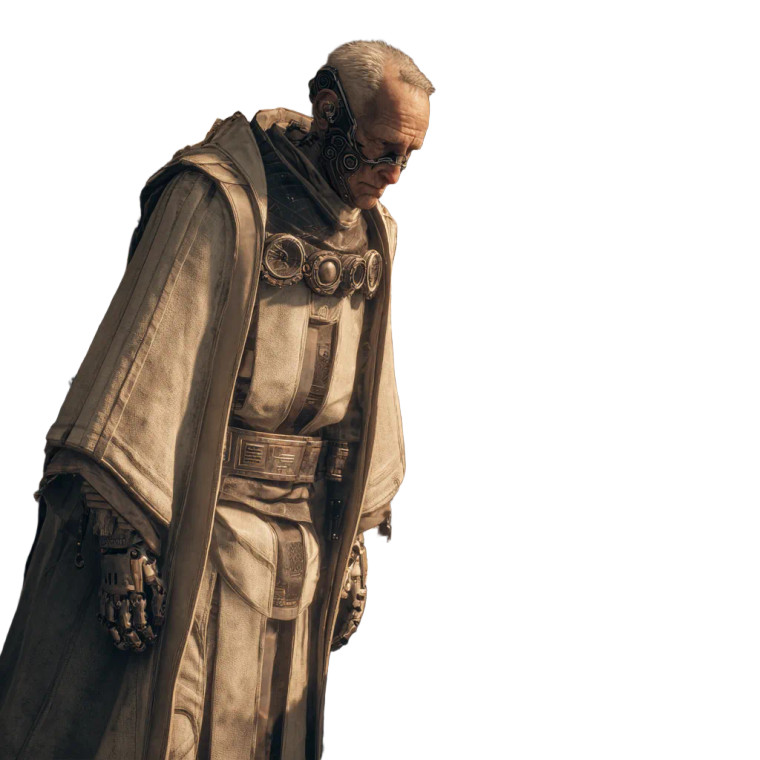 Elderly Augmetic Man Vinyl Car Decal Sticker – Waterproof & UV-Resistant 6.826666666666667"