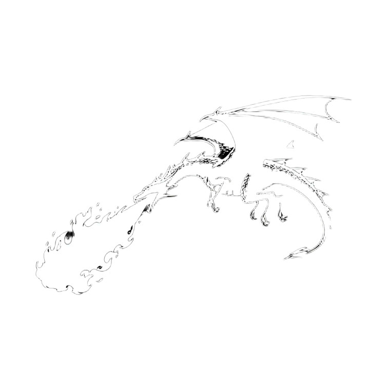 Fire-Breathing Dragon V9 Vinyl Car Decal Sticker – Waterproof & UV-Resistant 3.4133333333333336"