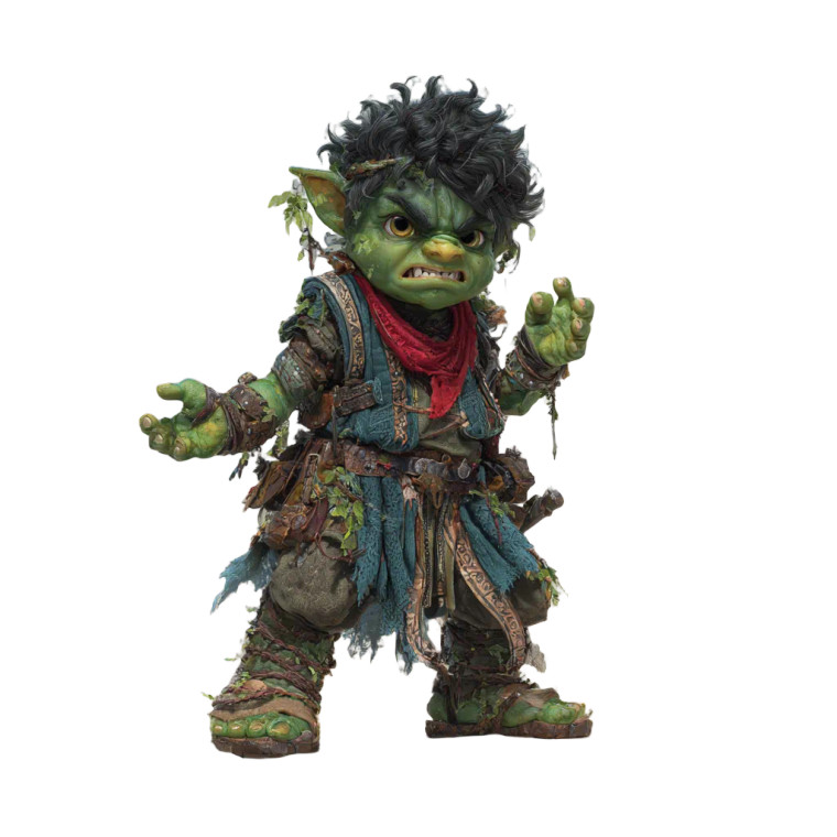 Goblin Child V2 Vinyl Car Decal Sticker – Waterproof & UV-Resistant 3.4133333333333336"