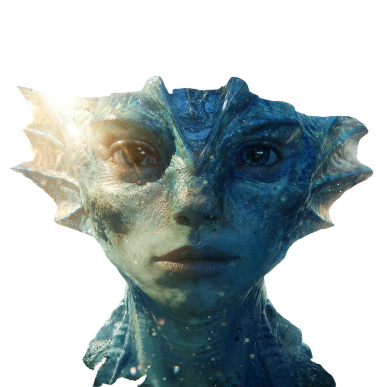 Alien Aquatic Portrait Vinyl Car Decal Sticker – Waterproof & UV-Resistant 3.4133333333333336"