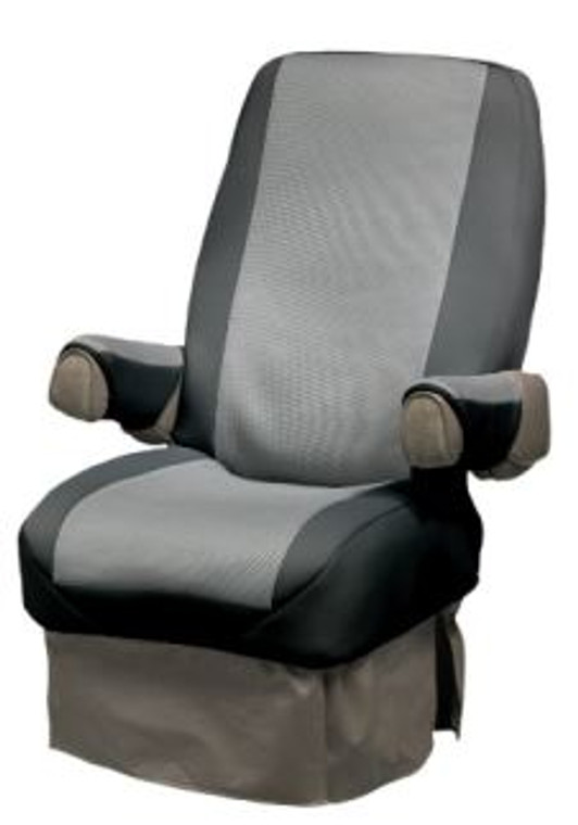 Ultimate Comfort Universal RV Captain Seat Cover | Moisture-Wicking | Breathable Fabric | Black Single Covercraft