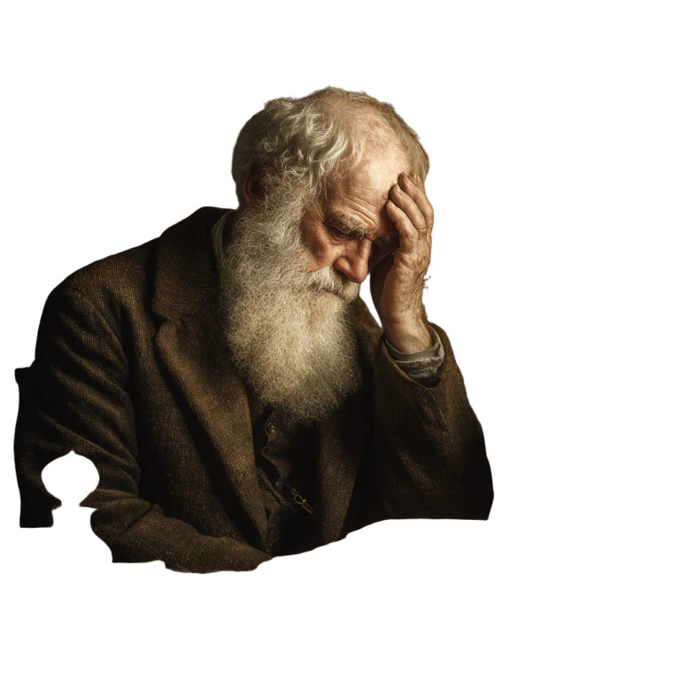 Victorian Scientist Despair Vinyl Car Decal Sticker – Waterproof & UV-Resistant 3.4133333333333336"