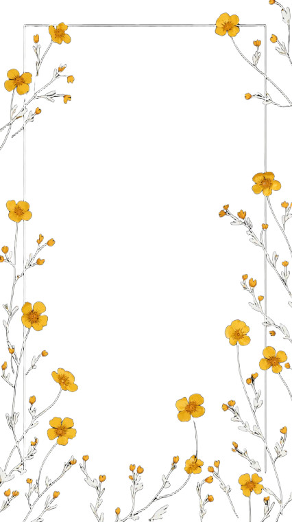 Floral Vine Rectangle Vinyl Car Decal Sticker – Waterproof & UV-Resistant 4.8533333333333335"