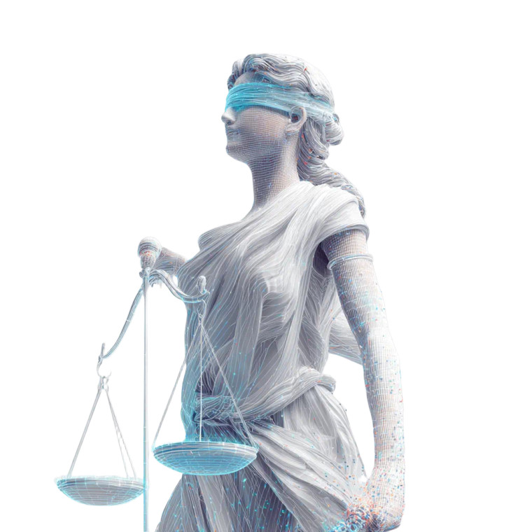 Digital Lady Justice Vinyl Car Decal Sticker – Waterproof & UV-Resistant 6.826666666666667"