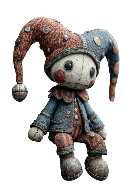 Cute Miniature Clown Vinyl Car Decal Sticker – Waterproof & UV-Resistant 4.1066666666666665"