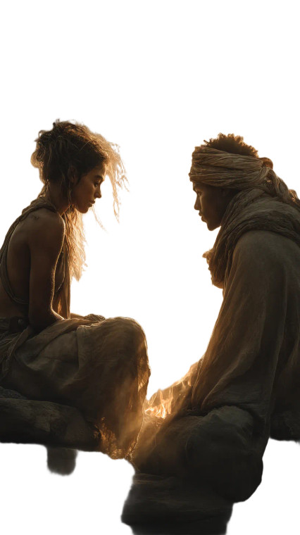 Mystical Cliff Encounter Vinyl Car Decal Sticker – Waterproof & UV-Resistant 9.706666666666667"