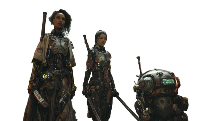 Stylish Armored Trio Vinyl Car Decal Sticker – Waterproof & UV-Resistant 5.4