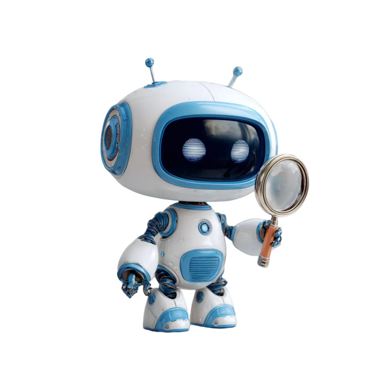 Cute Repair Robot Vinyl Car Decal Sticker – Waterproof & UV-Resistant 3.4133333333333336"