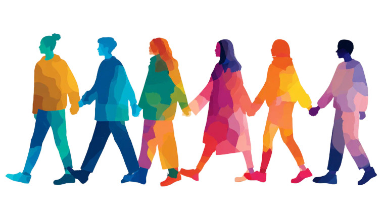 Holding Hands V5 Vinyl Car Decal Sticker – Waterproof & UV-Resistant 2.72"