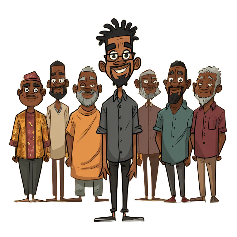 Nigerian Fathers Honored Vinyl Car Decal Sticker – Waterproof & UV-Resistant 6.826666666666667"