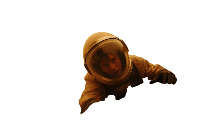 Struggling Astronaut Venus V2 Vinyl Car Decal Sticker – Waterproof & UV-Resistant 2.72"