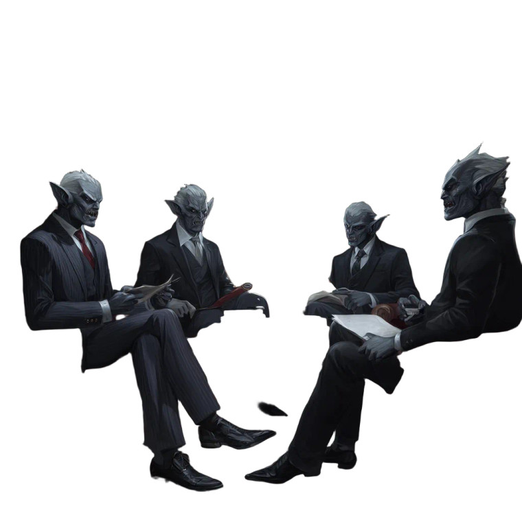 Business Vampires Vinyl Car Decal Sticker – Waterproof & UV-Resistant 3.4133333333333336"