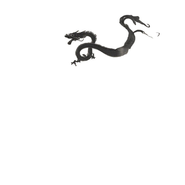 Futuristic Chinese Dragon V3 Vinyl Car Decal Sticker – Waterproof & UV-Resistant 6.826666666666667"