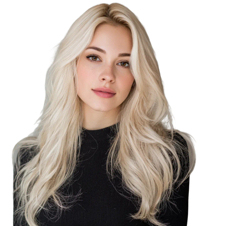 Blondes Model Vinyl Car Decal Sticker – Waterproof & UV-Resistant 3.4133333333333336"