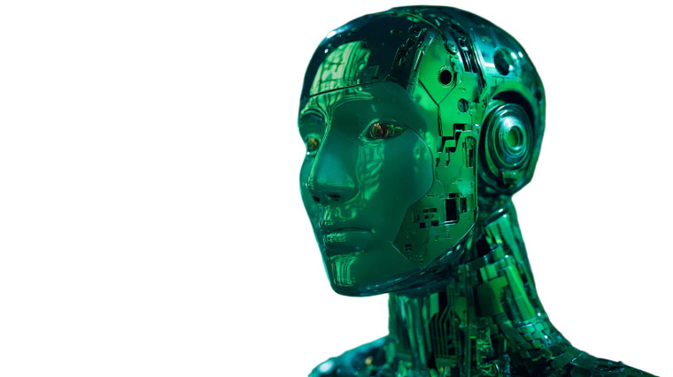 Futuristic Humanoid Robot V42 Vinyl Car Decal Sticker – Waterproof & UV-Resistant 2.72"