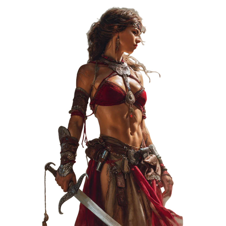 Female Warrior V9 Vinyl Car Decal Sticker – Waterproof & UV-Resistant 3.4133333333333336"