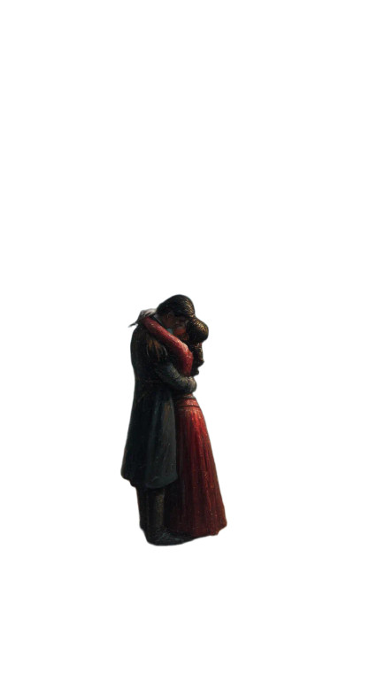 Dark Renaissance Embrace Vinyl Car Decal Sticker – Waterproof & UV-Resistant 4.8533333333333335"