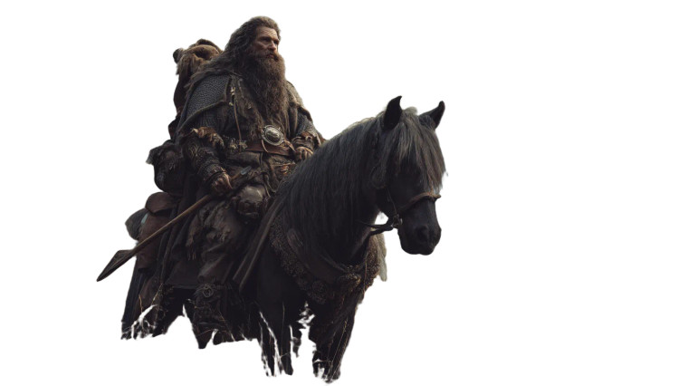 Young Gimli Journey Vinyl Car Decal Sticker – Waterproof & UV-Resistant 2.72"