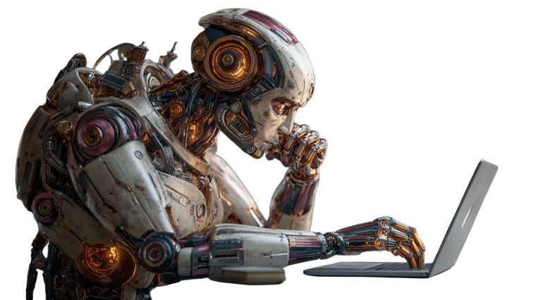 Ai Android Working Vinyl Car Decal Sticker – Waterproof & UV-Resistant 5.4 Ai Android Working Vinyl Car Decal Sticker – Waterproof & UV-Resistant 5.4