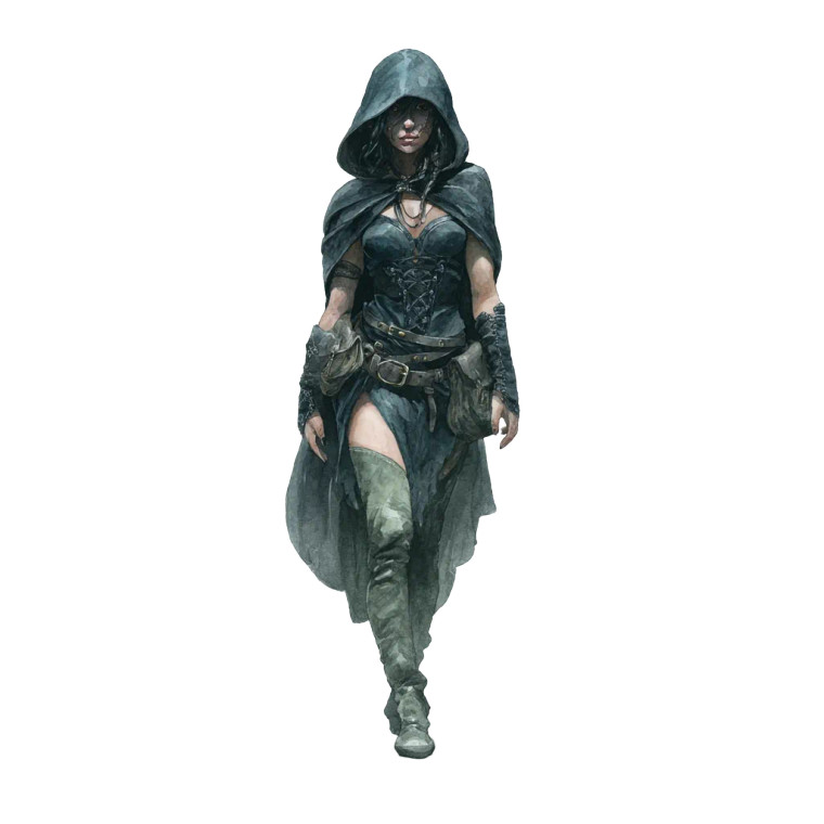 Dark Elf Thief V2 Vinyl Car Decal Sticker – Waterproof & UV-Resistant 3.4133333333333336"
