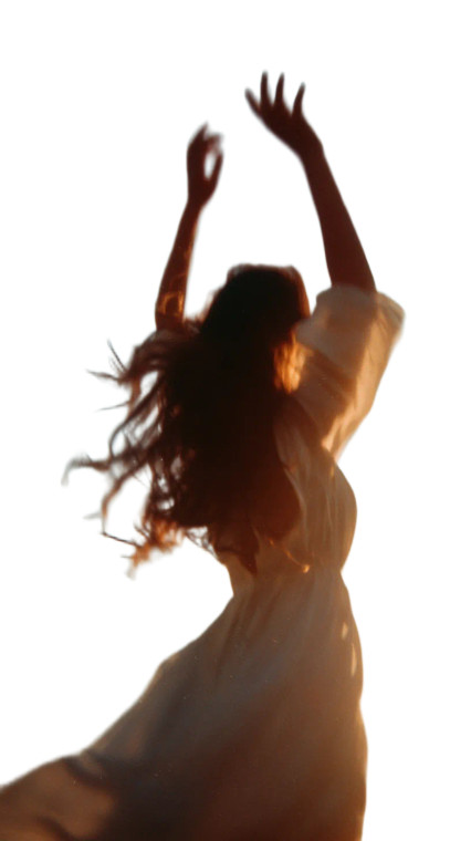 Dancing Silhouette Sunset V2 Vinyl Car Decal Sticker – Waterproof & UV-Resistant 9.706666666666667"