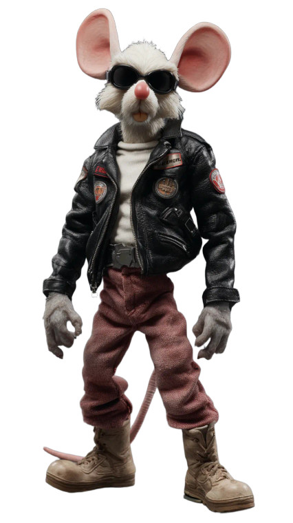 Biker Mice Mars Vinyl Car Decal Sticker – Waterproof & UV-Resistant 9.706666666666667"