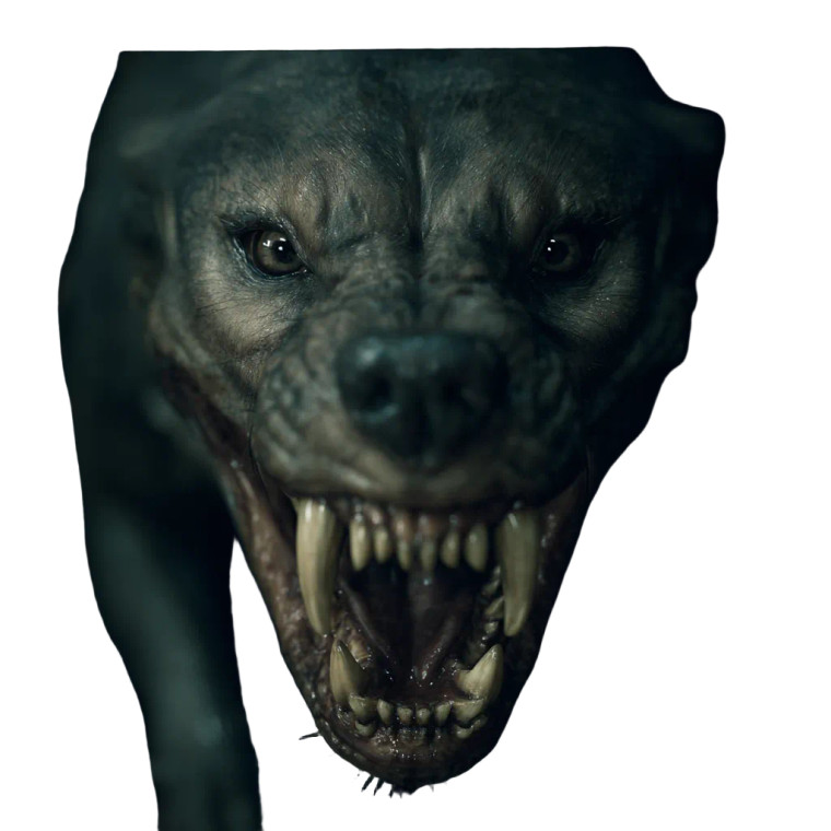 Ominous Caged Monster Vinyl Car Decal Sticker – Waterproof & UV-Resistant 6.826666666666667"