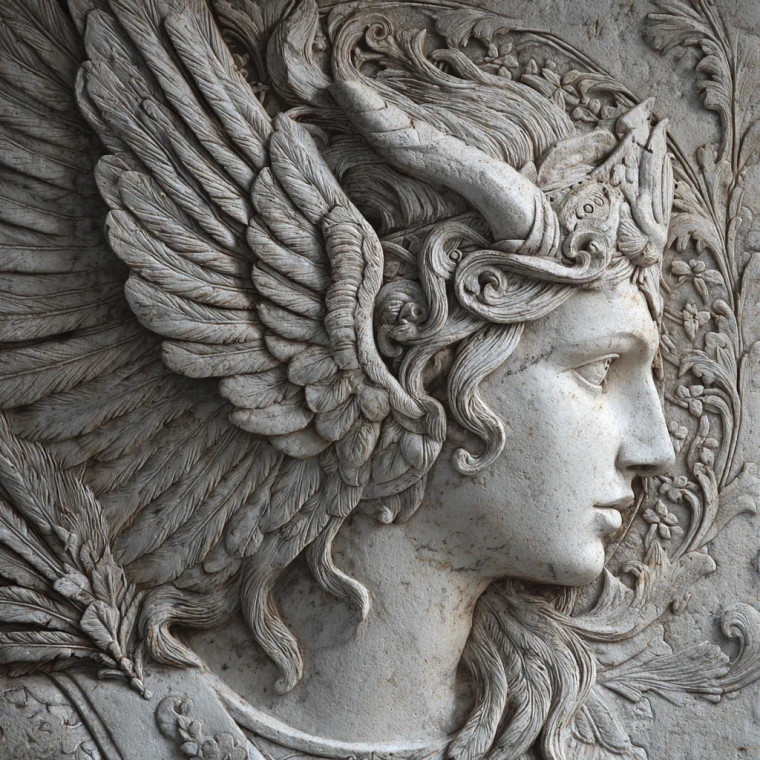 Victorious Valkyrie Vinyl Car Decal Sticker – Waterproof & UV-Resistant 3.4133333333333336"