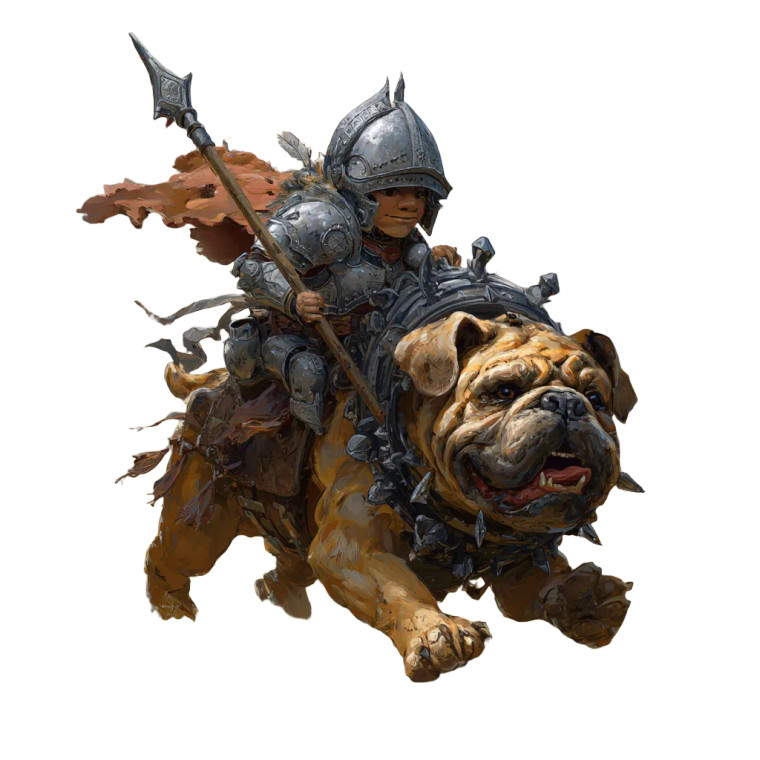 Halfling Knight Vinyl Car Decal Sticker – Waterproof & UV-Resistant 3.4133333333333336"