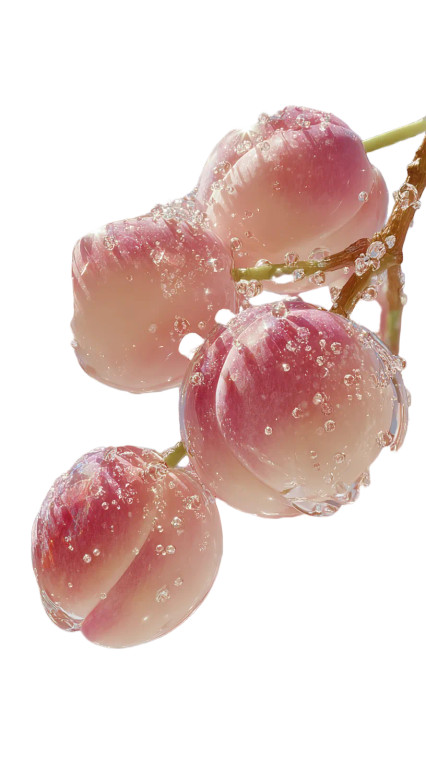 Soaked Peaches Vinyl Car Decal Sticker – Waterproof & UV-Resistant 9.706666666666667"