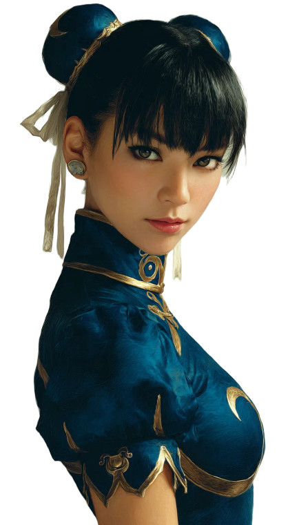 Chun-Li Portrait V6 Vinyl Car Decal Sticker – Waterproof & UV-Resistant 4.8533333333333335"