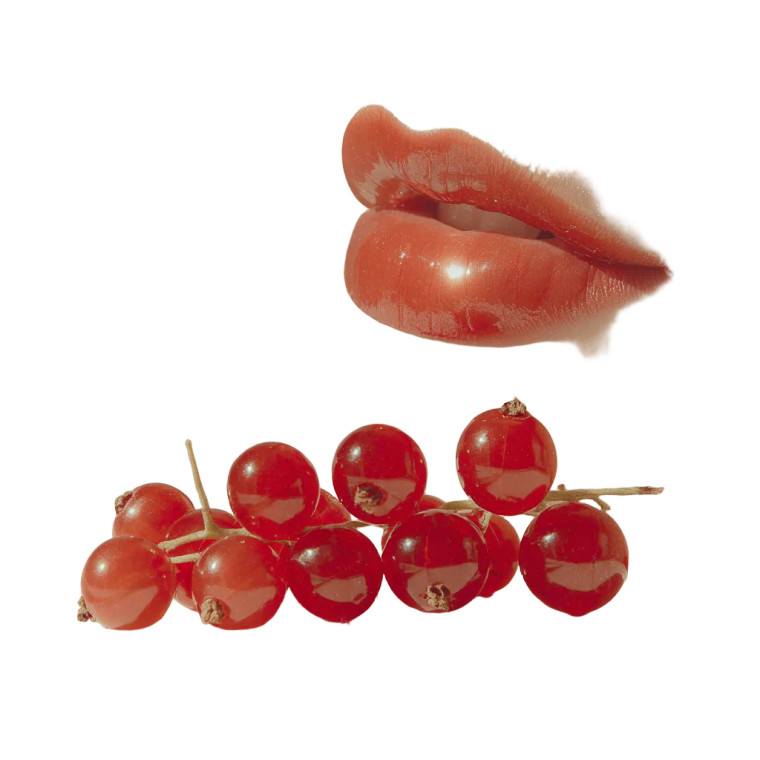 Red Currant & Lips Vinyl Car Decal Sticker – Waterproof & UV-Resistant 6.826666666666667"