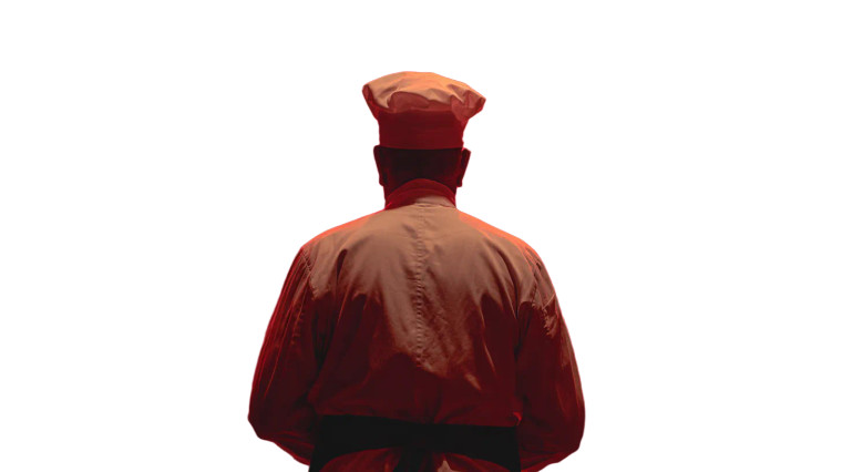 Cinematic Chef Vinyl Car Decal Sticker – Waterproof & UV-Resistant 2.72"