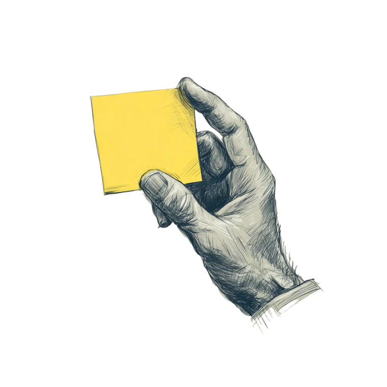 Hand Holding Note Vinyl Car Decal Sticker – Waterproof & UV-Resistant 6.826666666666667"