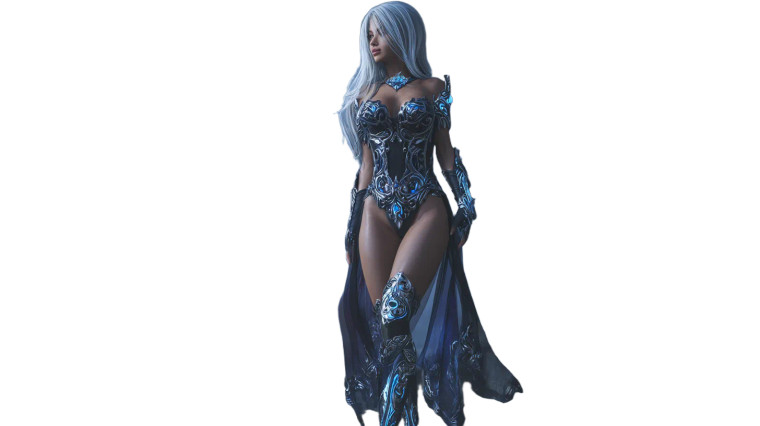 Fantasy Warrior Woman V48 Vinyl Car Decal Sticker – Waterproof & UV-Resistant 2.72"