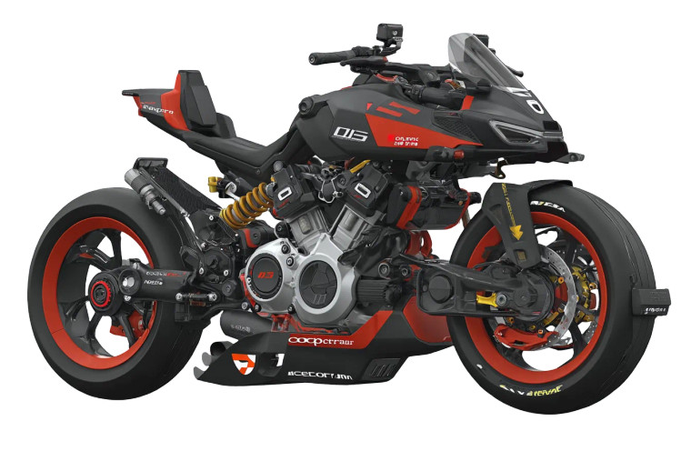 Futuristic Superbike V3 Vinyl Car Decal Sticker – Waterproof & UV-Resistant 5.97333333333333