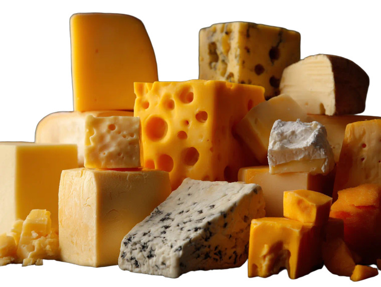 Cheese Blocks Vinyl Car Decal Sticker – Waterproof & UV-Resistant 3.0933333333333333"
