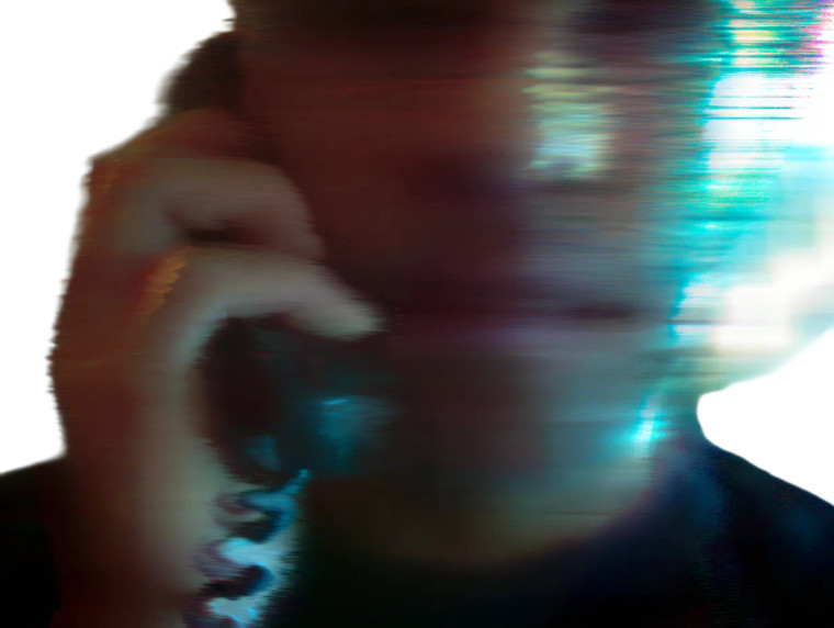 Glitched Portrait Vinyl Car Decal Sticker – Waterproof & UV-Resistant 6.1866666666666665"