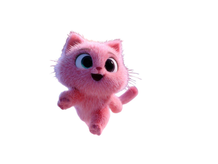 Pink Pixar Cat Vinyl Car Decal Sticker – Waterproof & UV-Resistant 6.1866666666666665"