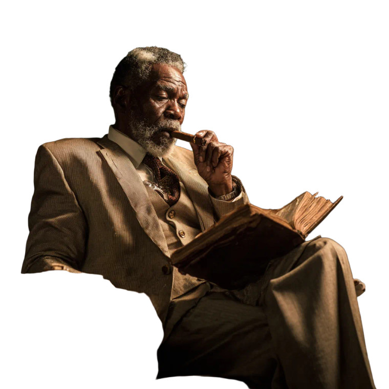 Old Man Smoking V5 Vinyl Car Decal Sticker – Waterproof & UV-Resistant 6.826666666666667"
