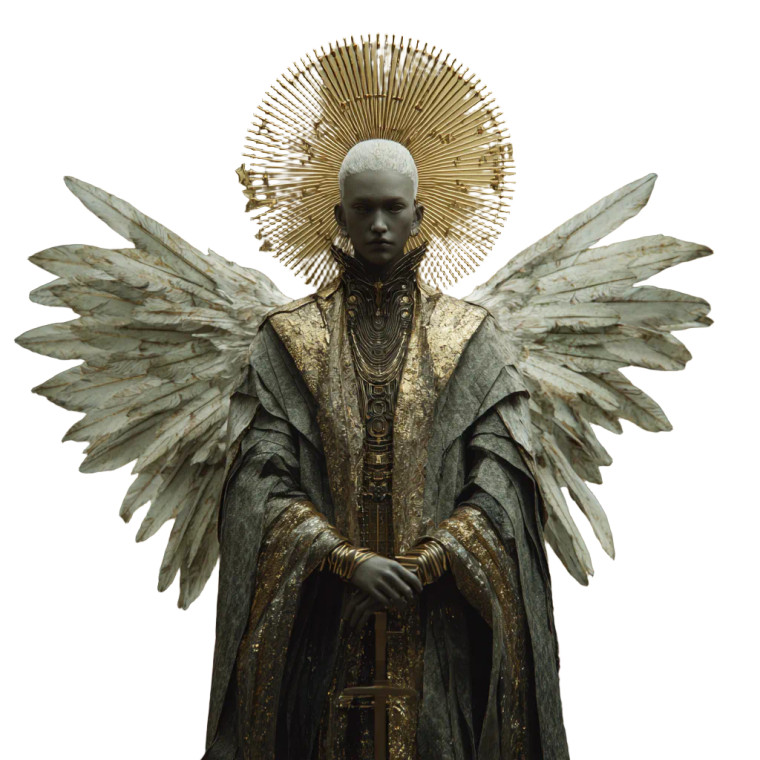 Androgynous Angel V2 Vinyl Car Decal Sticker – Waterproof & UV-Resistant 6.826666666666667"