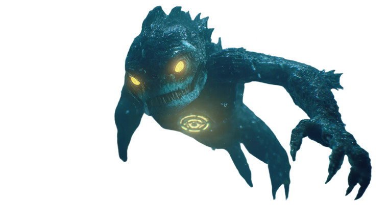 Amphibious Alien Hunter Vinyl Car Decal Sticker – Waterproof & UV-Resistant 2.72"