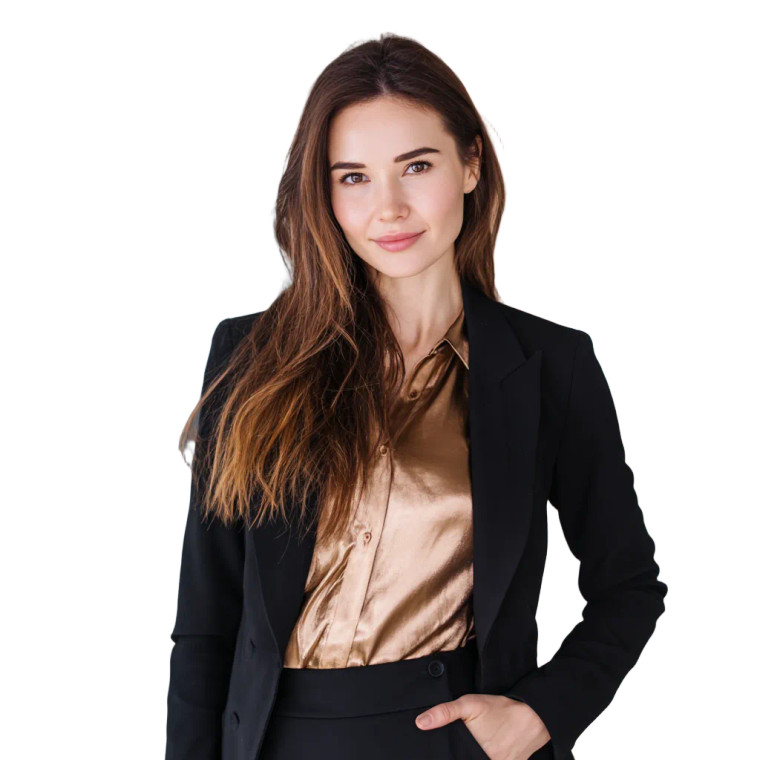 Elegant Businesswoman V10 Vinyl Car Decal Sticker – Waterproof & UV-Resistant 3.4133333333333336"
