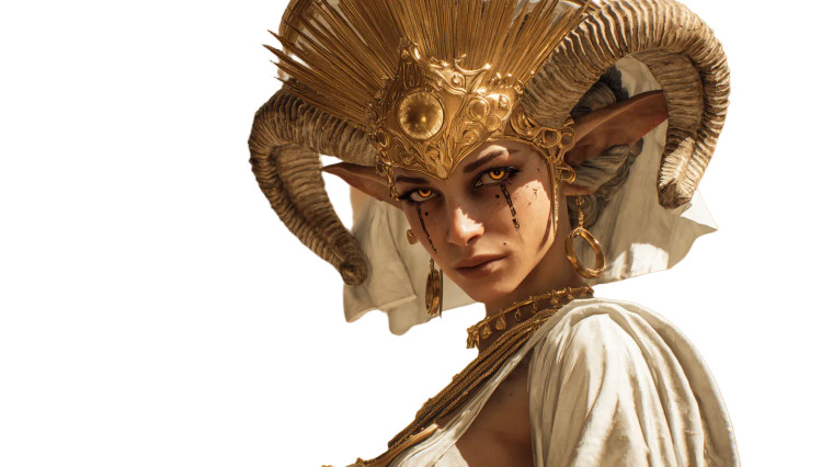 Hathor Close-Up Vinyl Car Decal Sticker – Waterproof & UV-Resistant 5.4